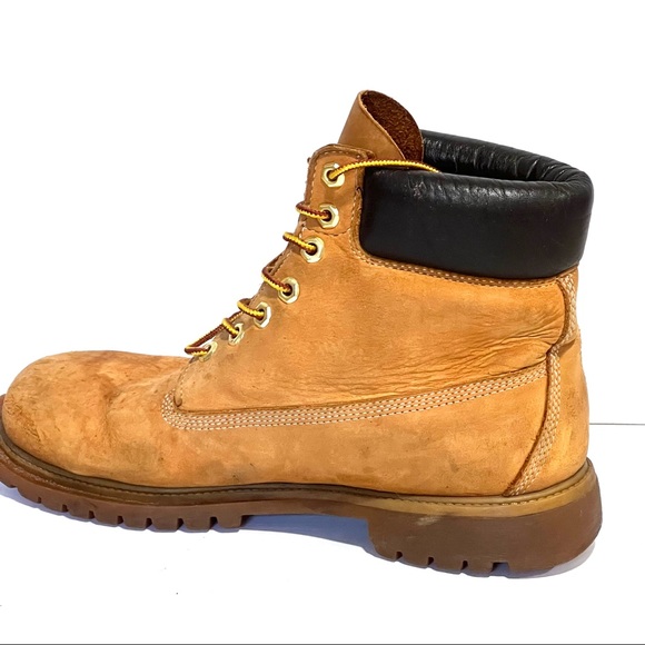 Timberland 6-Inch Premium Waterproof Suede Leather Tan Hiking Boot - Size 10.5 - Picture 8 of 16